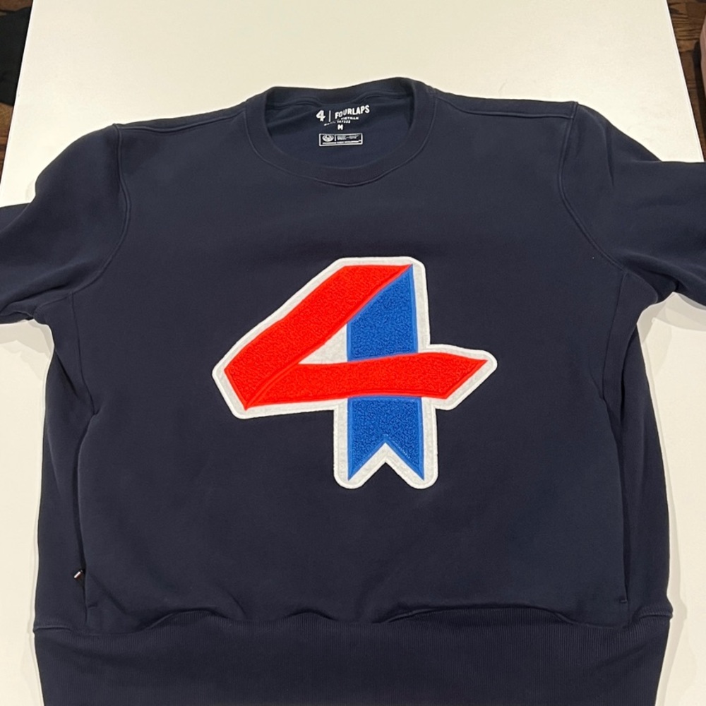 Men’s Medium Fourlaps Blue Sweatshjrt